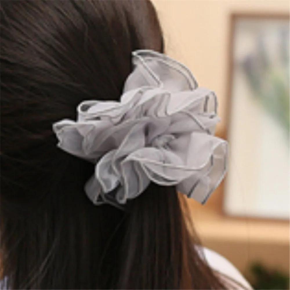 Pretty scrunchie for women, hair scrunchie, bun hair tie, women s chiffon scrunchie