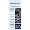 For Tesla Model Y 2023 Accessories USB Hub 4-Port 27W Fast Charger Smart Docking Station Adapter Power Shunt Splitter Extension