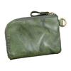 Whatna Tanned Natural Cowhide Leather Coin Case for Men and Mini Small Card Genuine Leather Earphone Storage Case ZD517351 Antique-Style Purse/Coin