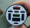 120W Multi-Port USB Car Charger - 1-to-6 Fast Charging Adapter