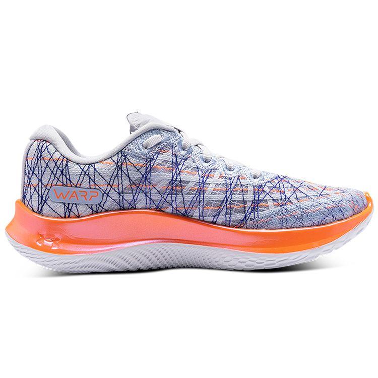 Under Armour Flow Velociti Wind Bequemes Mesh Low Top Trainingslaufschuhe Damen Sneaker Hellgrau 3025222-100