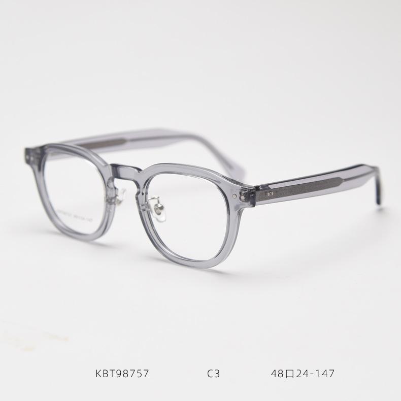 Acetate Reading Glasses Ultralight Anti Blue Light Round Eyewear For Men And Women Hyperopia Eyeglass Frame New