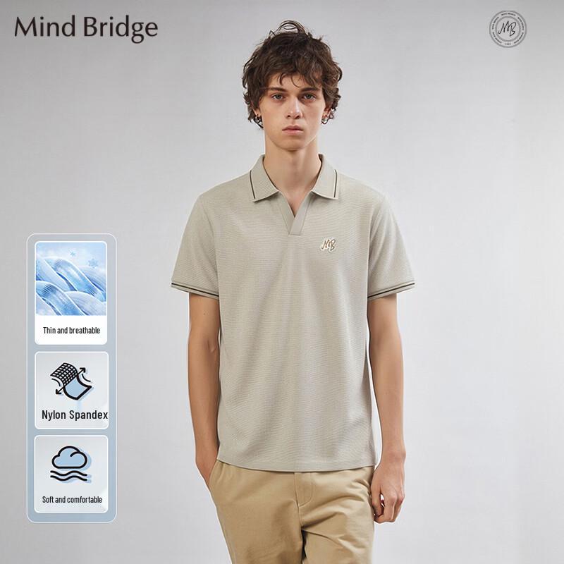 

Mind Bridge Men s Short Sleeve Polo Shirt 2XL