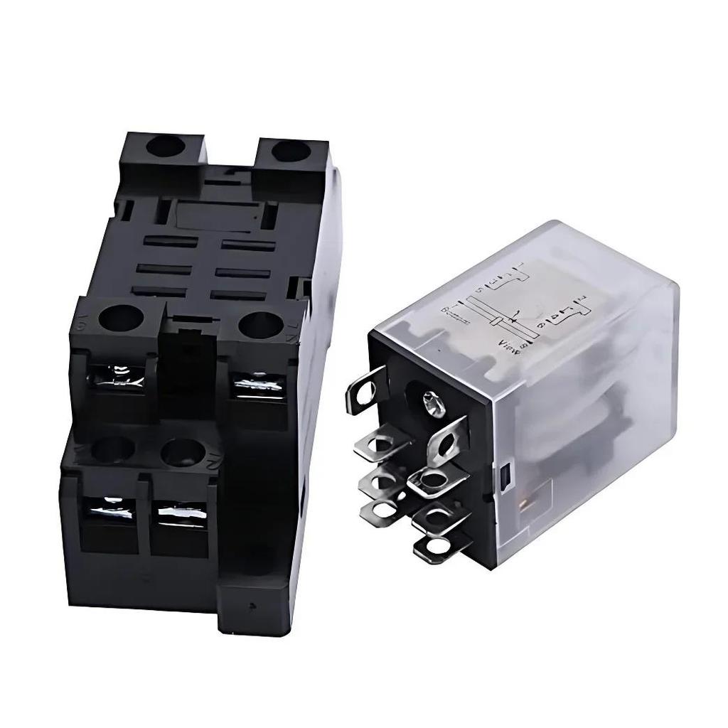 10PCS Miniature Control Relays Small Intermediate Relay AC 12V DC 24V AC220 HH52P HH53P HH54P HH62P HH63P HH64P MY2P MY2NJ Relays 5