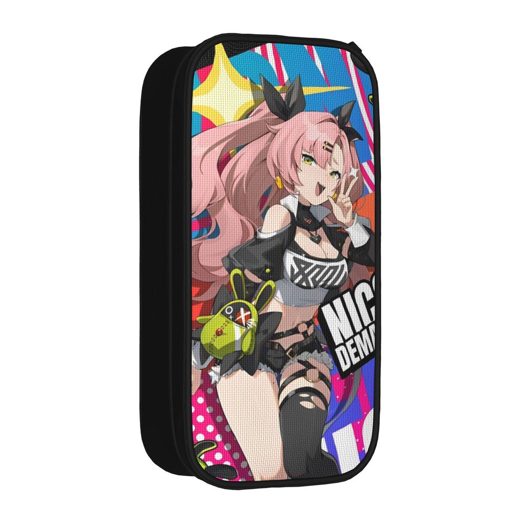 Cute Nicole Demara - GFX Pencil Cases Bangboo Zenless Zone Zero Pencilcases Pen Big Capacity Bags School Supplies Stationery