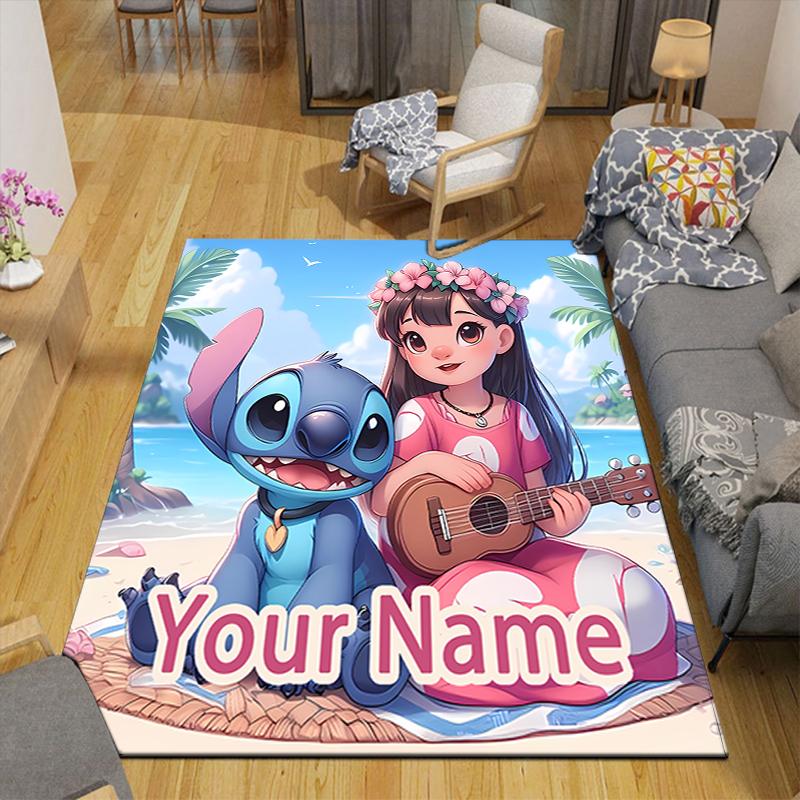 Custom 1Pc Stitch Balloons Fantasy World Rug Office Carpet Indoor Outdoor Entrance Doormat Nonslip Soft And Comfortable Living Room D291614