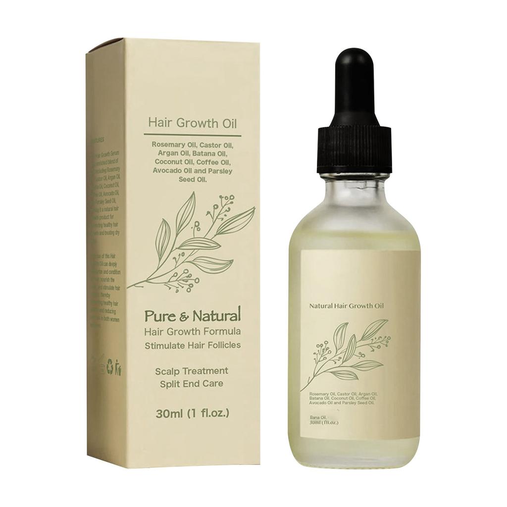 Natural Hair Oil Promotes Hair Growth. Organic Hair Care Oil And Castor Oil Are Used As Hair Masks And Hair Growth Oil,30ml