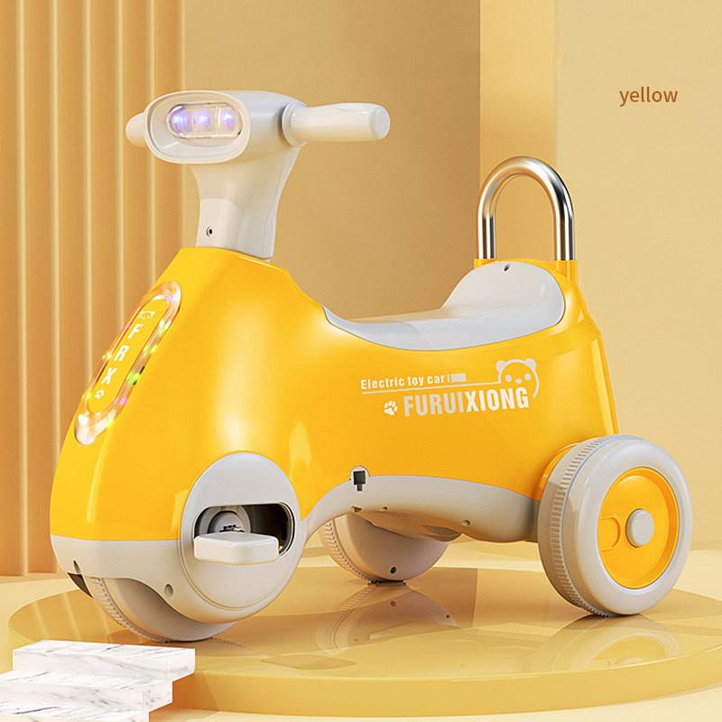 High Quality Multi-Function Led Sound Motorcycle Balance Car Tricycle Bicycle Baby Rocking Car Toy For Baby Girls Best Gift