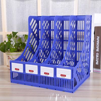 Office Supplies Desktop File Organizer Four Data Organizer Shelf Shelf Plastic File Frame File Bar