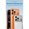 Odpinany Metalowy Tył Błyskawicznie Zmień 17 Etui Dla iPhone 16 15 14 13 Pro Max Uczucie Gołego Telefonu Osłona Obiektywu Matowa Osłona Ochronna