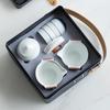 Zen Style Portable Ceramic Travel Tea Set