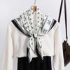 New silk scarf 91 large square scarf fashionable versatile fashion foreign style French scarf women's shirt shawl scarf wholesale