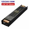 DC12V/24V 60W 100W 150W 200W 250W 300W Dimmable LED Driver Aluminum Triac & 0-10V Dimming Power Supply Lighting Transformer