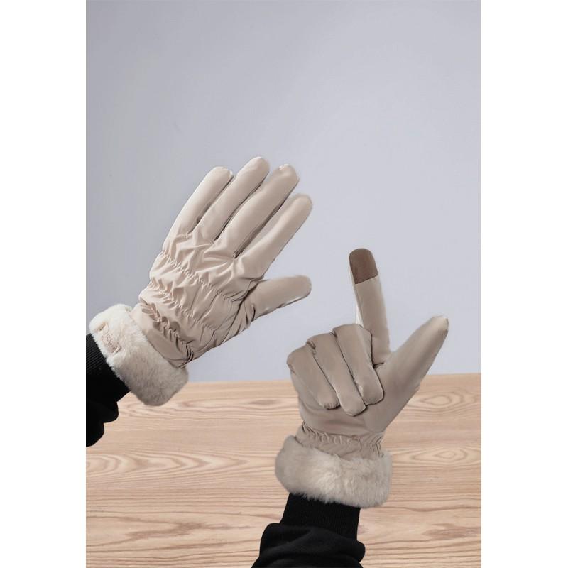 Womens Winter Warm Touchscreen Gloves With Fleece Lining Windproof Water-Resistant Cycling Driving Commuting
