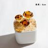 Handmade Glass Blown Cactus Cute Crystal Art Cactus Statue Collection Desk Desktop Simulation Plant Decoration
