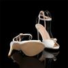 Luxury Pearls Rhinestones Peep toe Women Pumps Sandals Sexy Ankle Strap High Heels Summer Bridal Wedding Party Shoes Sandals