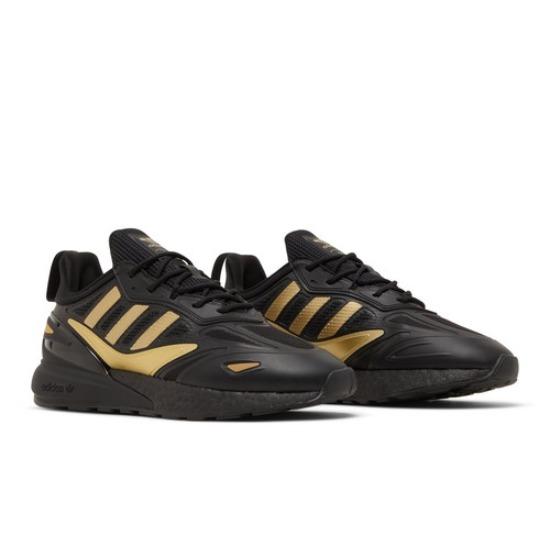 

adidas ZX 2K Boost 2.0 Black Gold Metallic GZ7743 EU 35.5 чорний