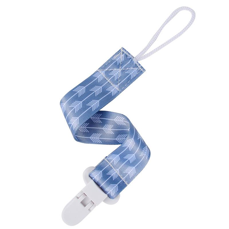 New Baby Pacifier Clip Chain Ribbon Dummy Holder Soother Pacifier Clips Leash Strap Nipple Holder for Infant Feeding Gift