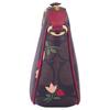 Coach Nolita 19 Presbyopia Love Flower Print Zipper Leather Armpit Bag Mahjong Bag Clutch Small Size Women's Brown/burgundy Color Matching