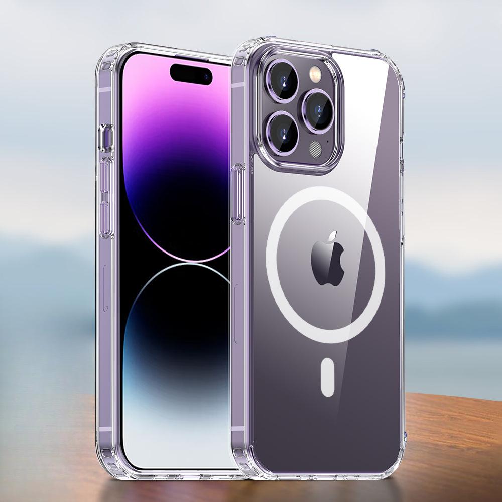 Magsafe Magnetic Transparent Iphone14 Case Suitable for Apple 14 Pro Max Phone Cases