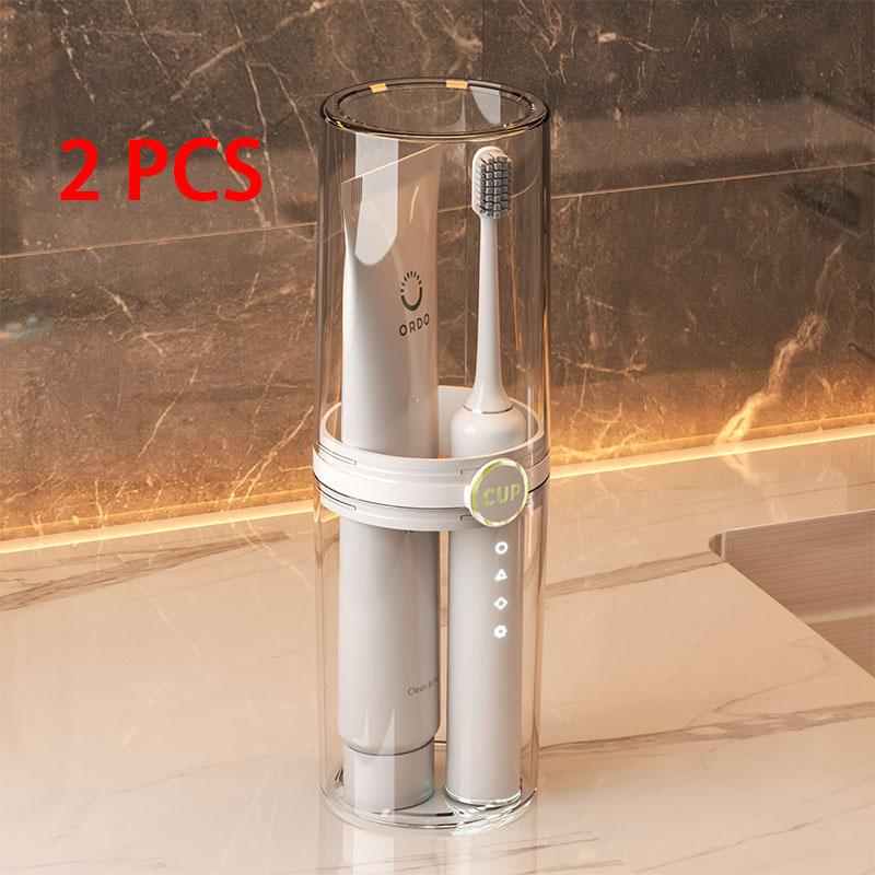 1/2/3PCS Travel Portable Toothbrush Box Toothbrush Protection Storage Dustproof Cup for Bathroom Toothpaste Storage Case Box