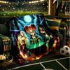 Witch Sisters In The Moonlight Throws Blanket Flannel Blankets Plush for Couch Bed Gifts for Men Women Travel Picnic Blanket Christmas Fan Gifts