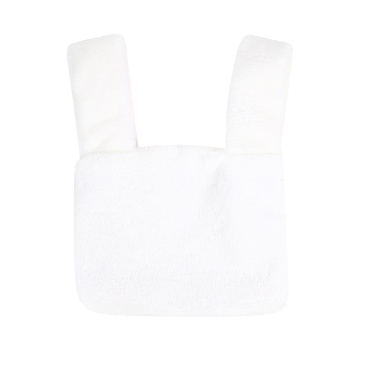 Женские Девушки Пушистые Сумки Сумка с Верхней Ручкой Женская Осень Зима Однотонная Сумка Плюшевая Сумка-Тоут Модная Универсальная Сумка для Поездок на Работу и Шоппинга one size