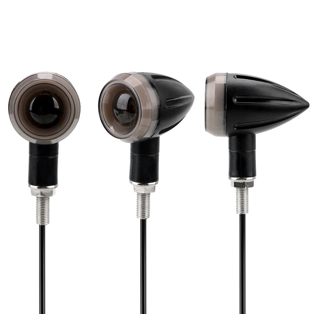 Motorcycle Bullet Turn Signals LED Brake Lights Signal Indicator Lighting Universal Flowing Water Blinker Light Signal Lamp