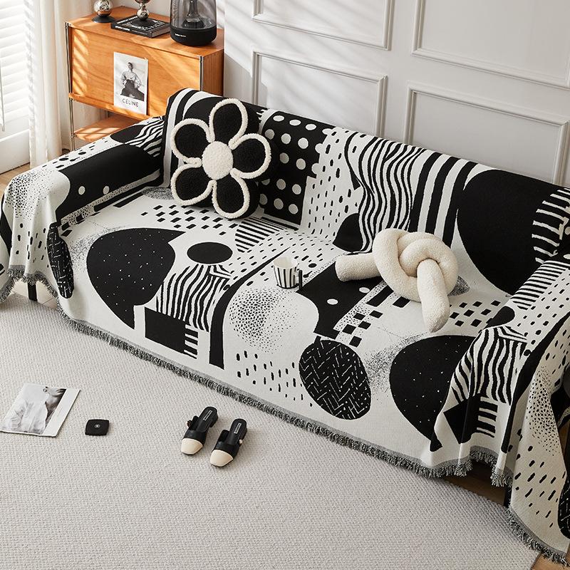 

Nordic Letters Chenille Sofa Towel Нескользящее, устойчивое к царапинам, все включено, универсальное покрывало, пылезащитный чехол, ворсовое одеяло 180*130cm