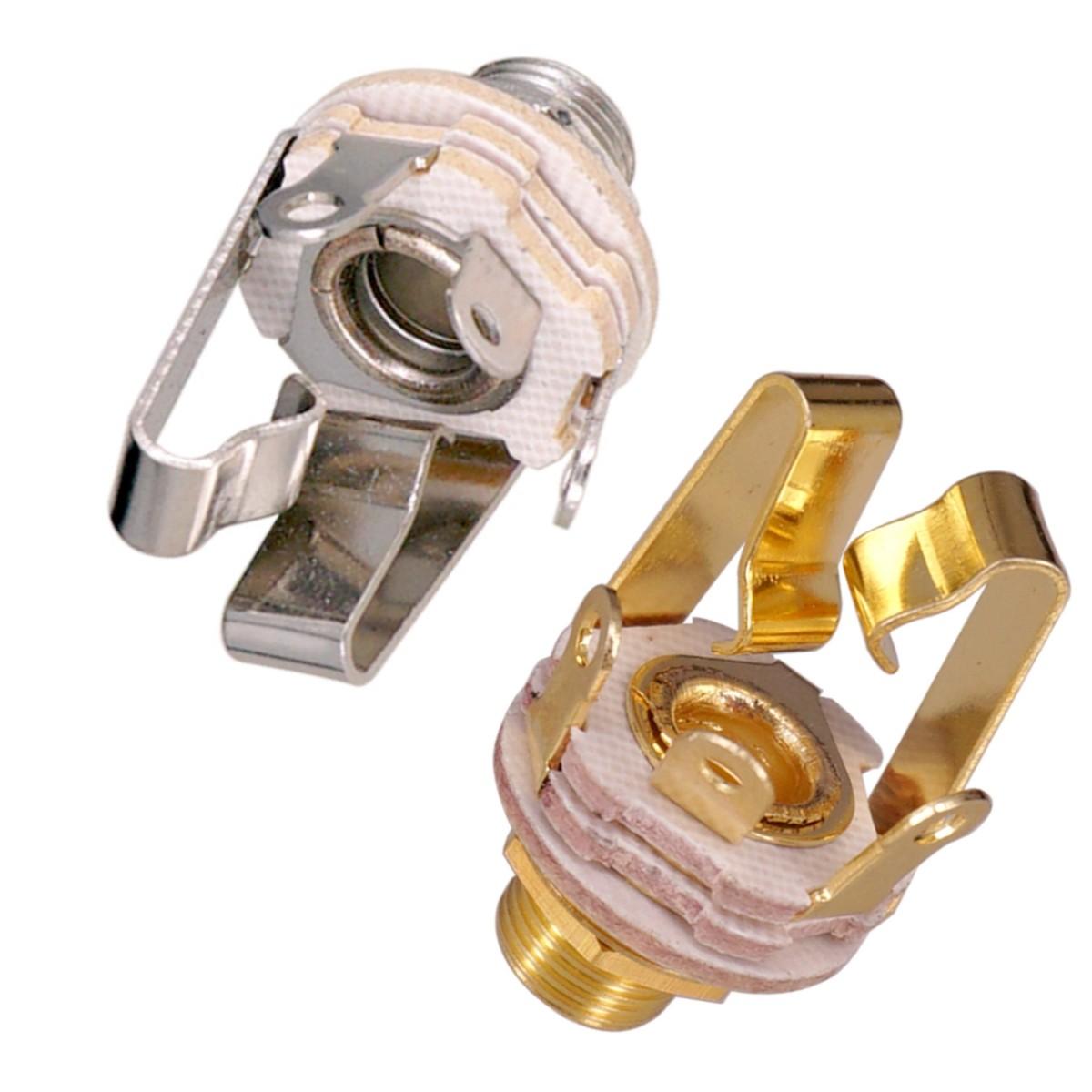 

Compatibility with Active Pickups Electric Guitar Jacks 6 35mm Panel Mount золотой