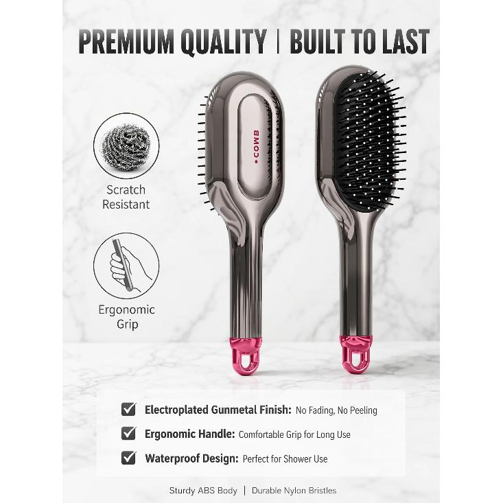 Air Cushion Hair Brush Scalp Massage Comb Anti-static Detangling Hairbrush for Wet Dry Curly Straight Hair Salon Styling Tool