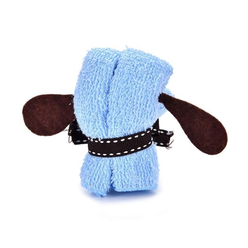 Čtvercový ručník ve tvaru psího dortu, bavlněná žínka, svatební dárky k narozeninám, dárek k narozeninám, dárek k svatbě