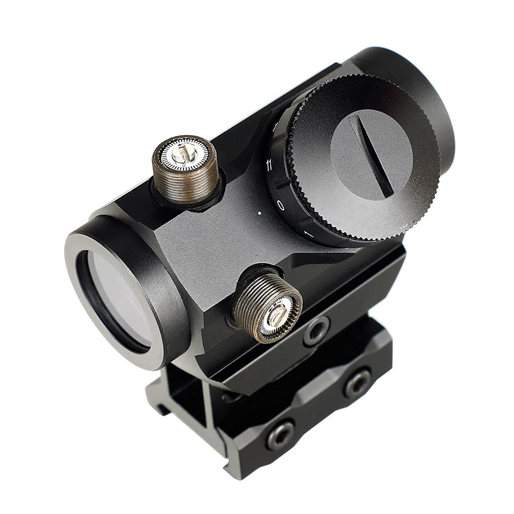 Ohhunt 1x25mm Dot Sight, Reflex Sight, 2MOA Dot Sight, Scope, 11-Level Digital Brightness Control, 20mm Rail Mount Base, for Outdoor Activities