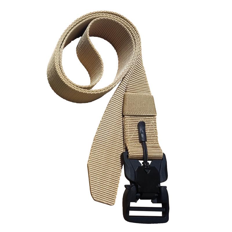 Tactical Quick-Release Magnetic Buckle Belt for Outdoor Use