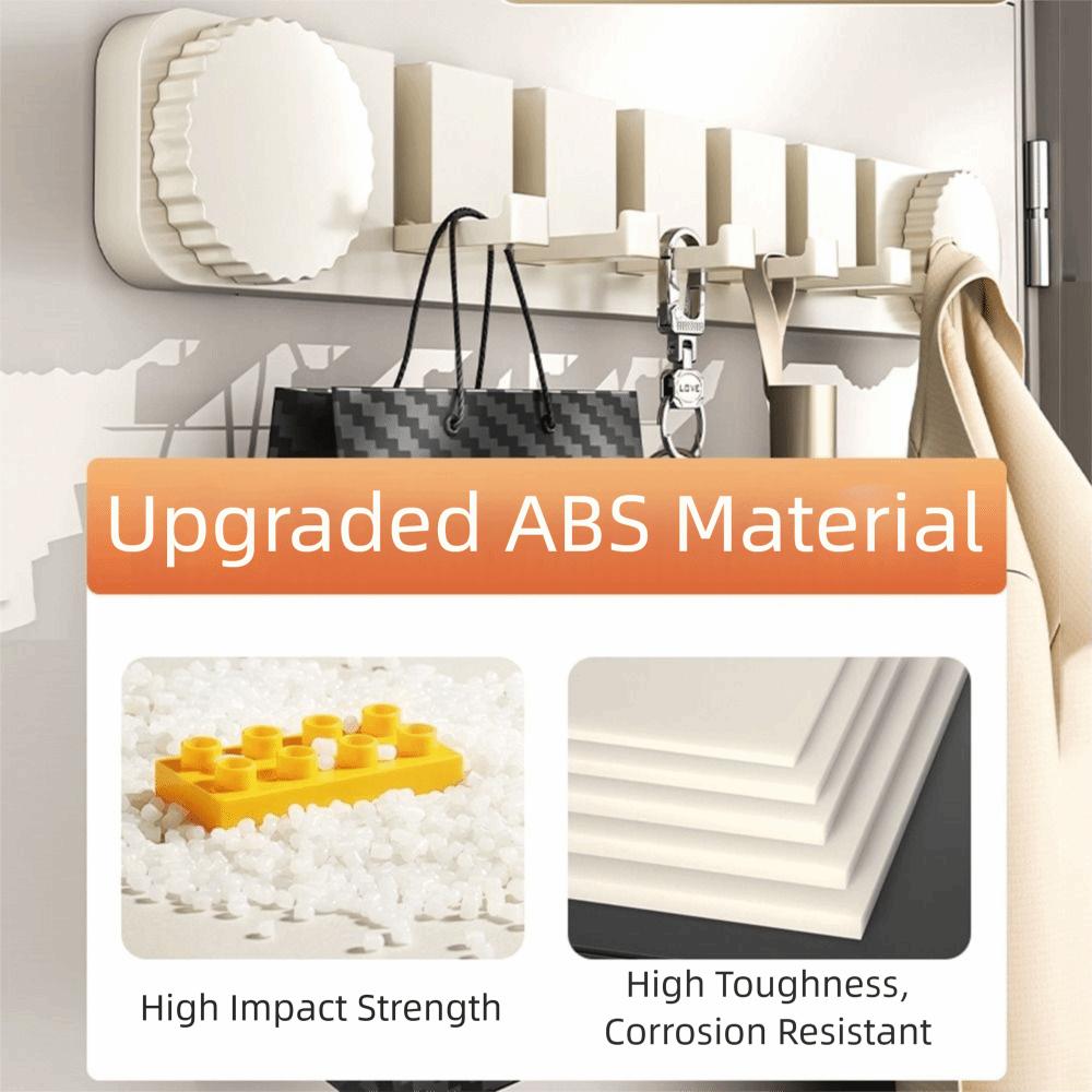 Space-Saving Suction Cup Door Hook Strong Vacuum Suction Foldable Hook Wall-Mounted Clothes Hanger Easy Install Removable