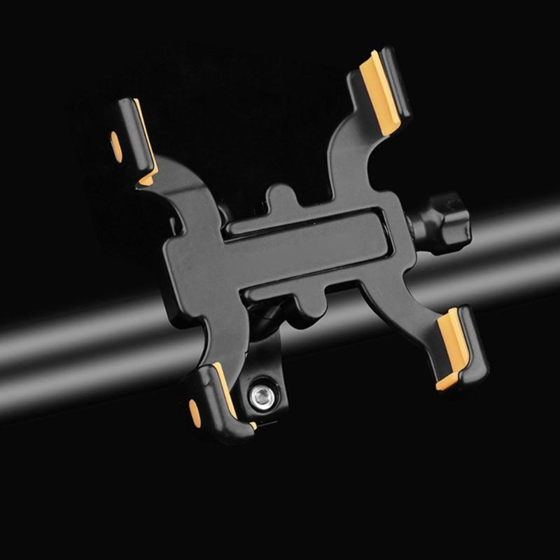Supporto Manubrio Bici 4 Artigli Regolabile Rotazione 360° per Navigazione Ciclismo
