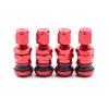 4Pcs Car Truck Motorcycle Valve Short Stems Metal Bolt Tire Valve Stem Kit with Dust Cap Stem Caps1