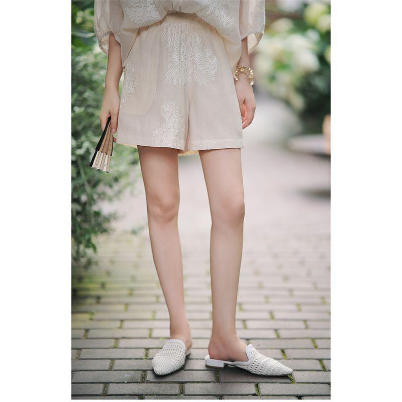 

Топы Юбка с высокой талией Вышивка в китайском стиле Guofeng shorts M