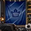 Arazzo da Appendere a Parete Stampa Toronto Maple Leafs Tessuto per Soggiorno Camera da Letto Decorazione Casa
