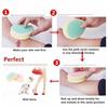 Unisex Painless Depilation Sponge Heart Round Water Drop Shaped Hair Remover