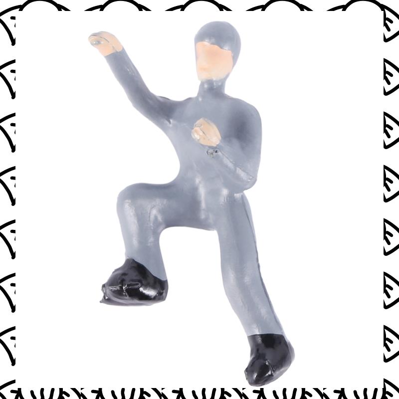 A71Z 100 шт 1:87 Фигурок Раскрашенные Фигурки Миниатюры Железнодорожников С Ведром И Лестницей разноцветные