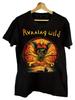 Running Wild MK272 Pirate Graphic T-Shirt - Vintage Heavy Metal Logo Tee