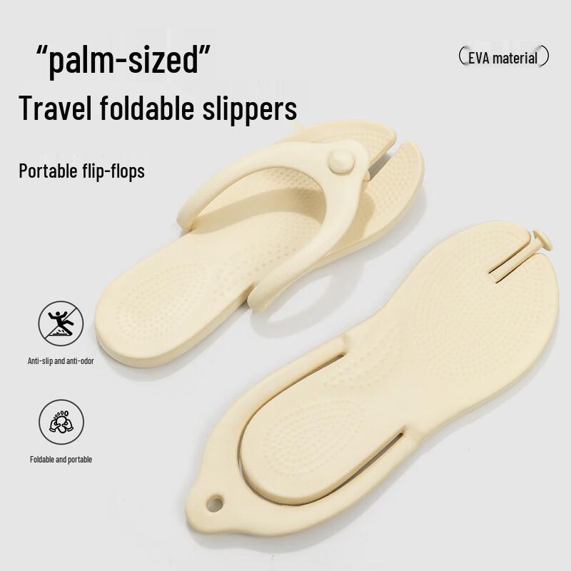 Jie Li Ya Travel Foldable Slippers L