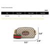 Gucci Neo Vintage Series Gold Foil Logo Metal Tiger Head Monogram Canvas And Leather Camera Bag Unisex Shoulder Bag Ebony Brown 476466-K9GVT-8856