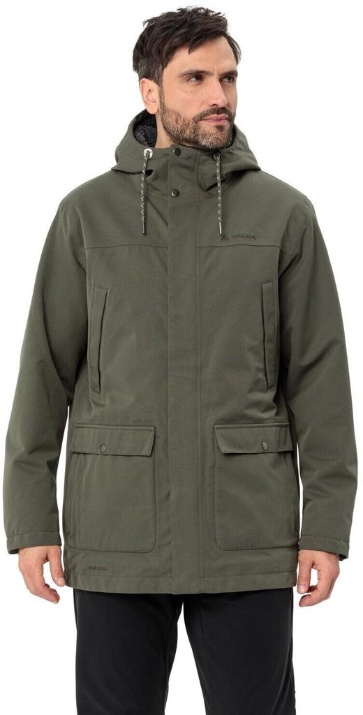 Мужская куртка VAUDE Manukau Parka II черный/хаки