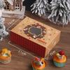 5/10/20 Stück Weihnachts-Süßigkeitenbox PVC-Fenster Keksbox Lebkuchenbox Navidad Natal Noel Frohe Weihnachten Dekoration für das Neue Jahr 2025