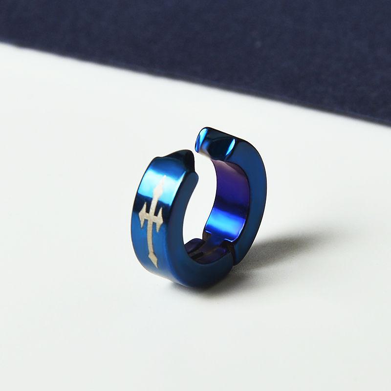 Pánské trendy magnetické náušnice a unisex falešné klipy na uši