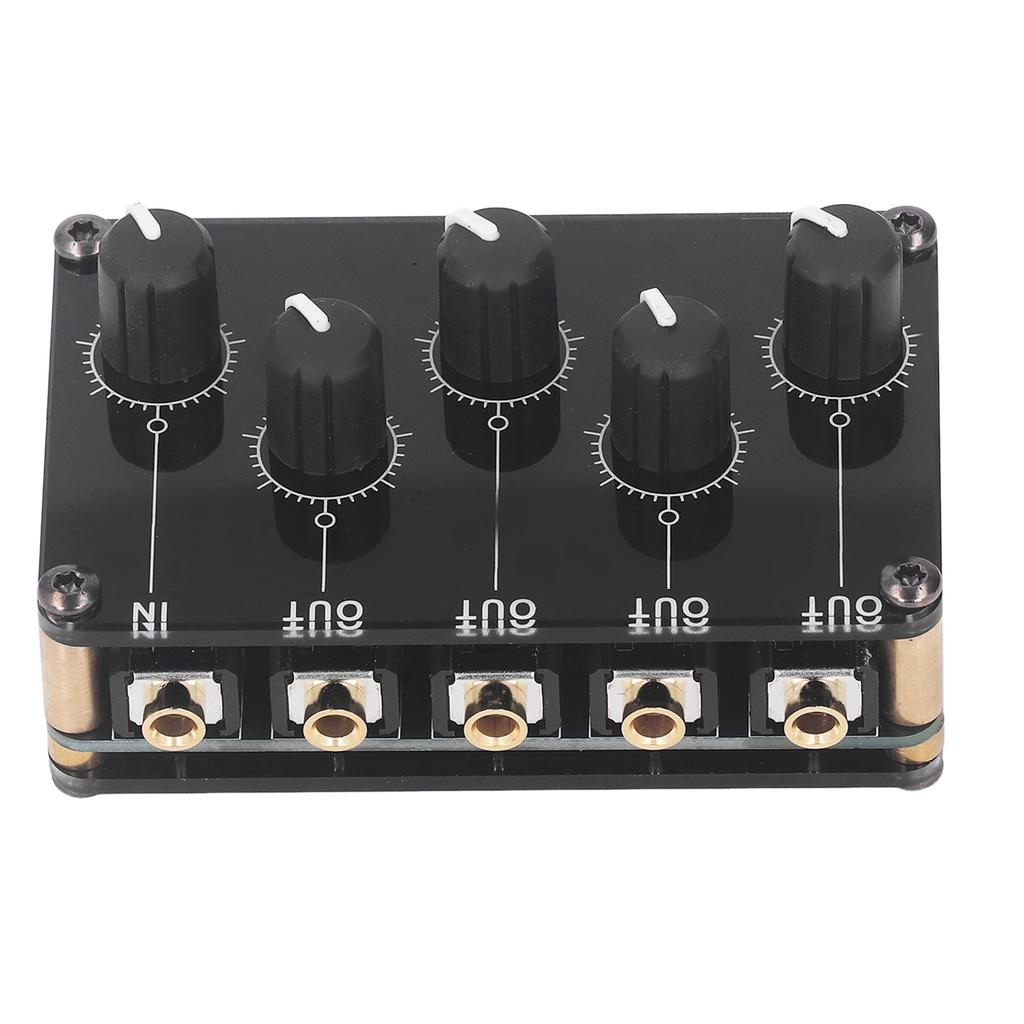 TX400 Sound Line Mixer 4 Channel Mini Stereo Portable Passive Mixer Compact Sound Board Console