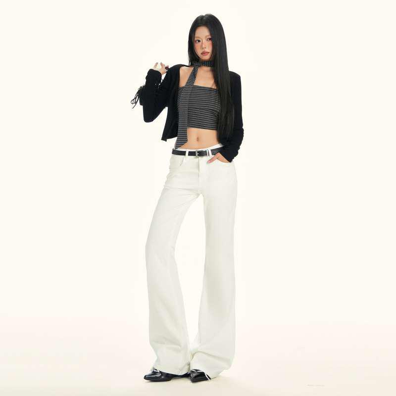 High-Waisted Stretch Bell Bottom Jeans Large
