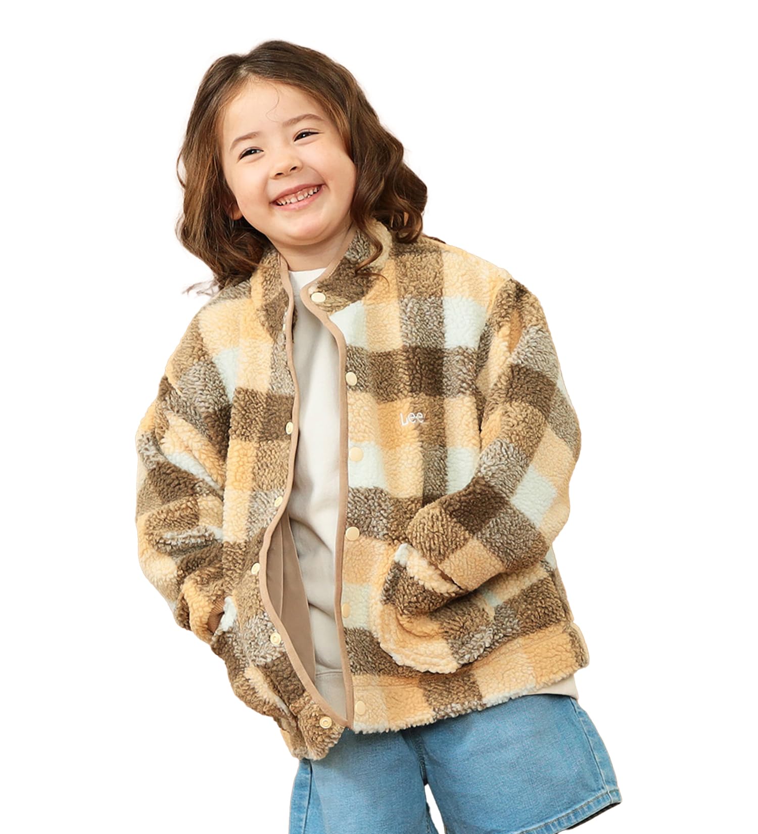 

Ли Софт Тач Боа Бежевый Размеры Куртка, Детская Клетка, 110см-150см